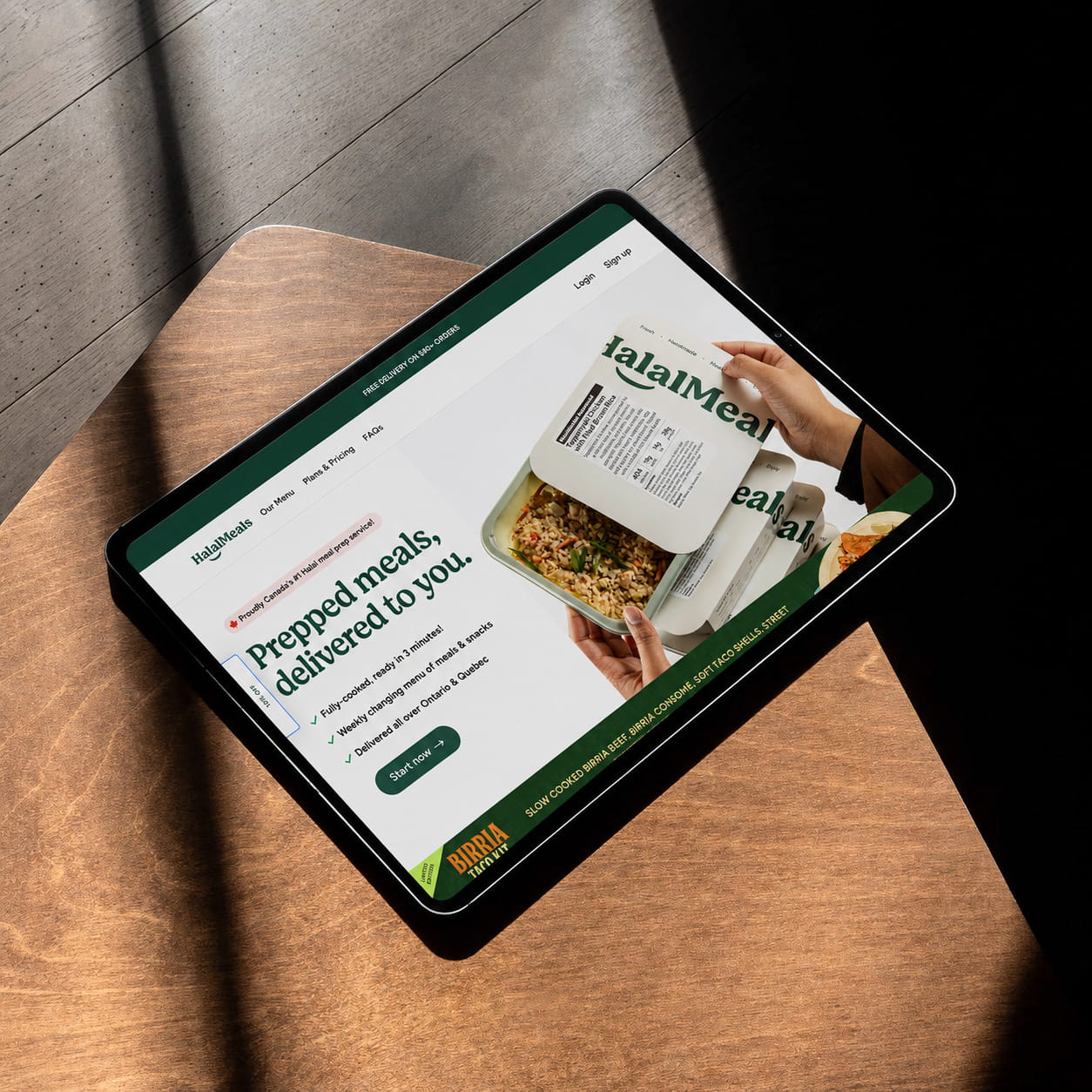 HalalMeals Product Clarity presentation