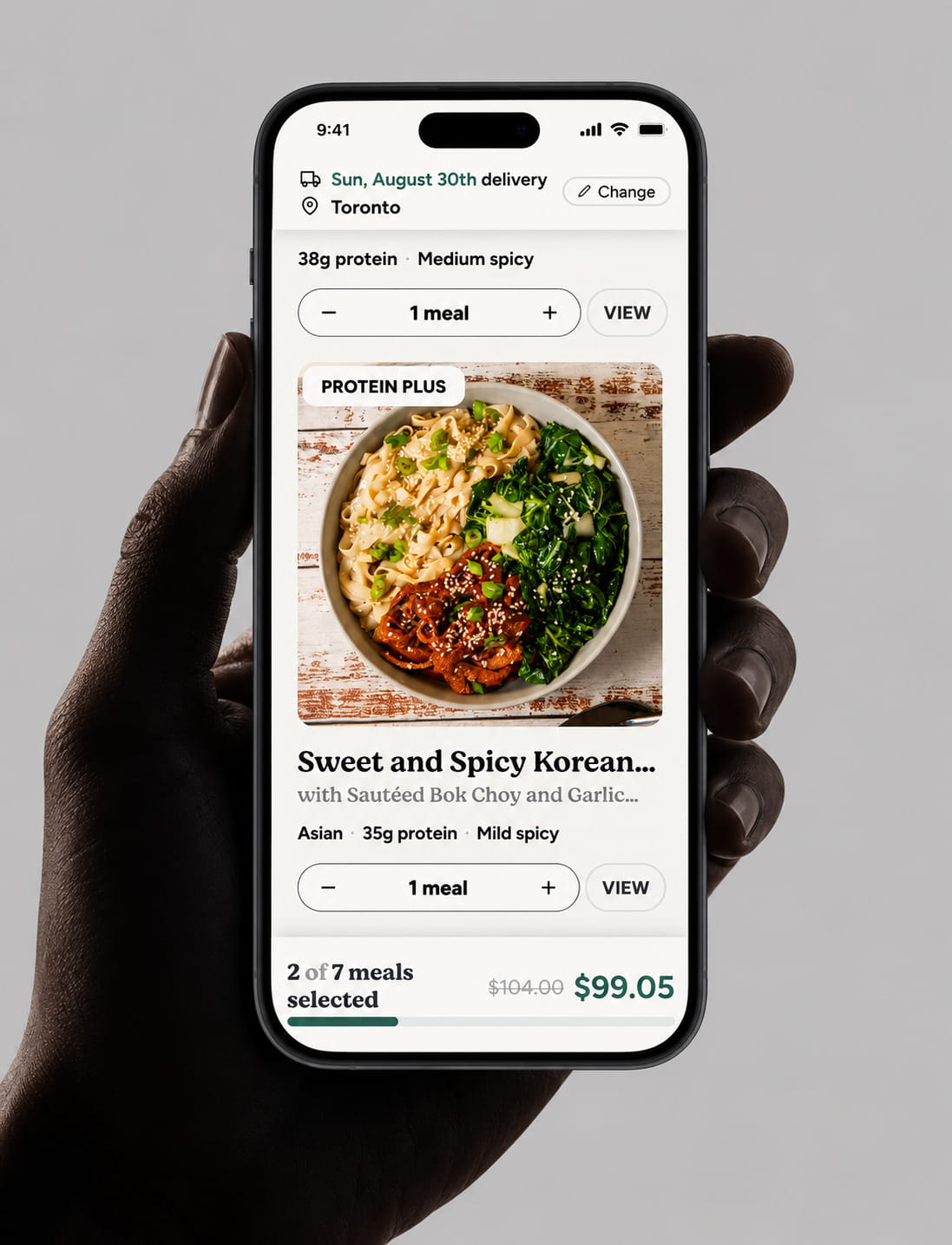 HalalMeals Mobile Experience presentation