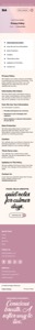 SIA wellness mobile privacy policy page